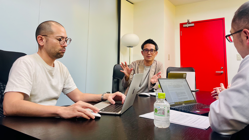 インタビューシーン