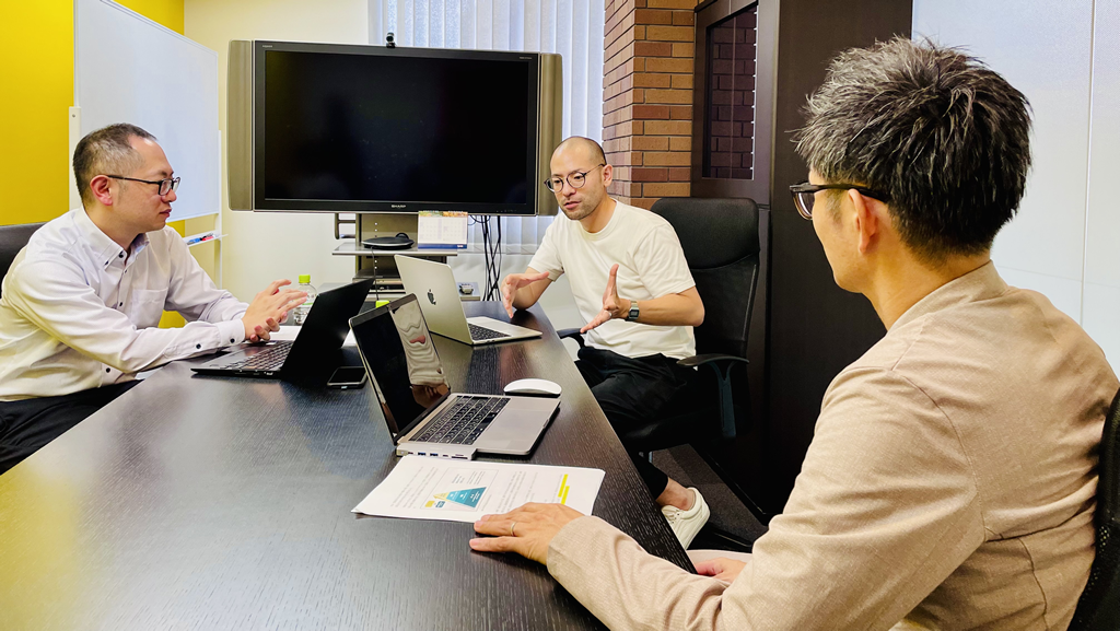 インタビューシーン