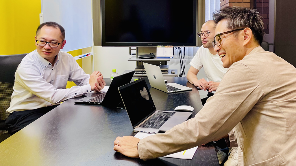 インタビューシーン