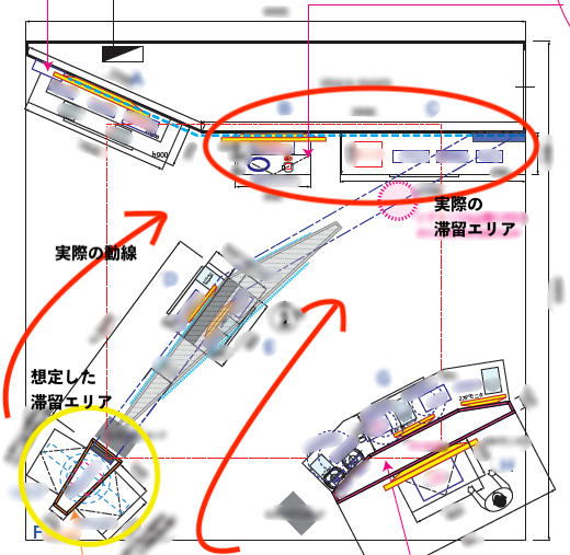 実際のブース図面